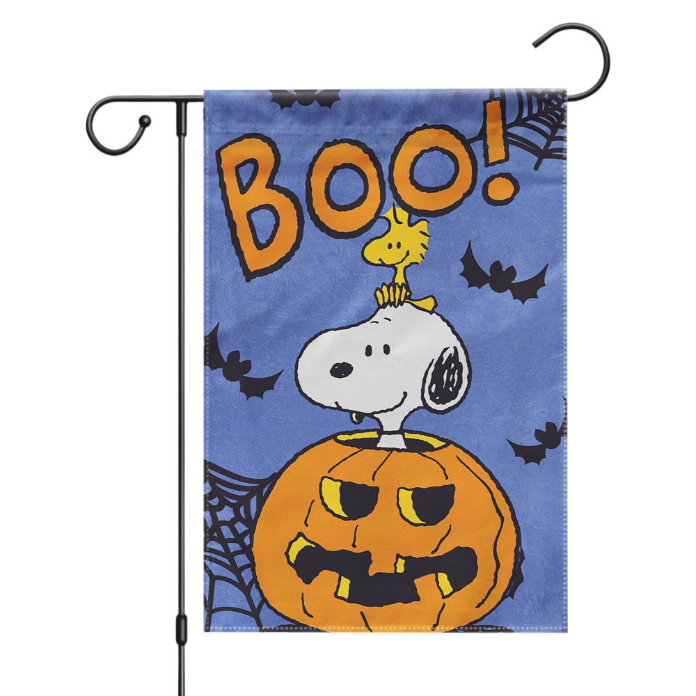 Peanuts Snoopy Autumn Garden Flags Yard Outdoor Lawn 12 X 18