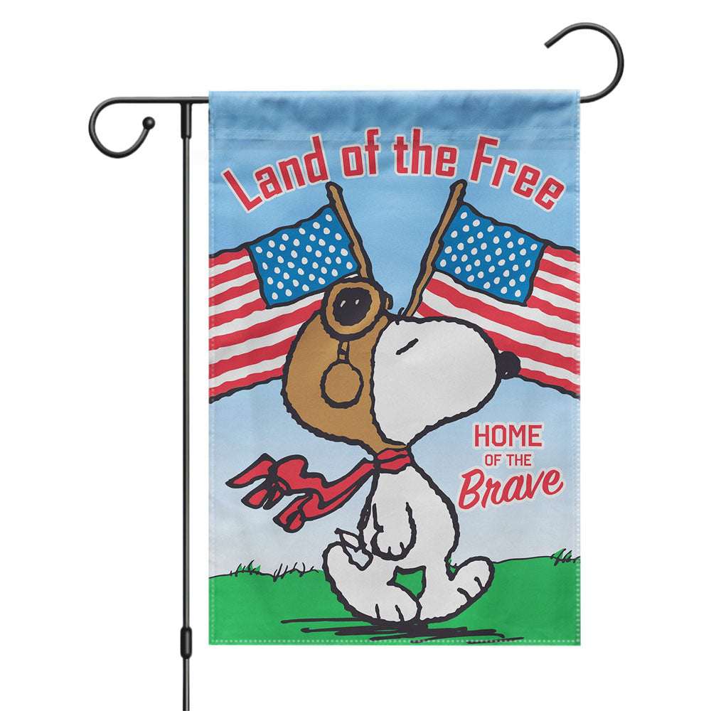 Peanuts Snoopy Mom Love Garden Flags Yard Outdoor Lawn 12 X 18