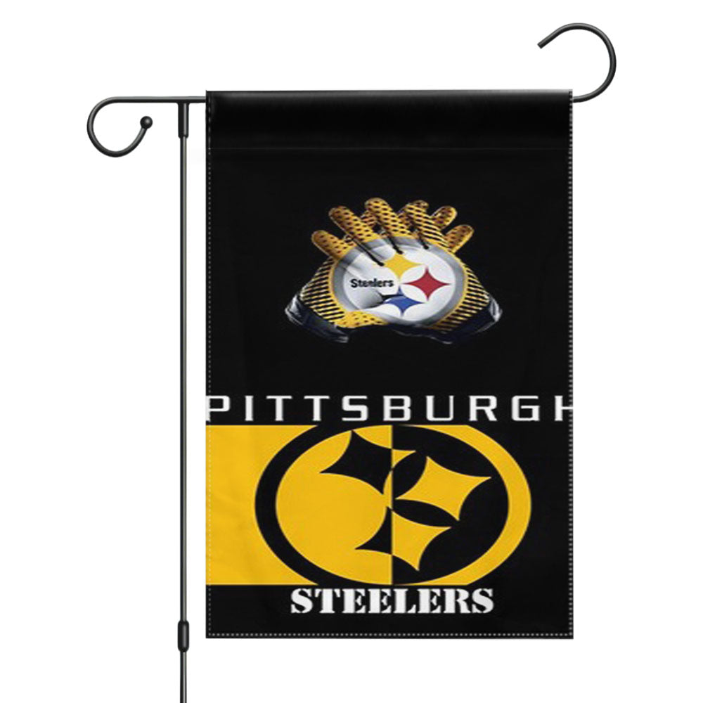 Pittsburgh Steelers New Garden Flags Yard Outdoor Lawn 12 X 18