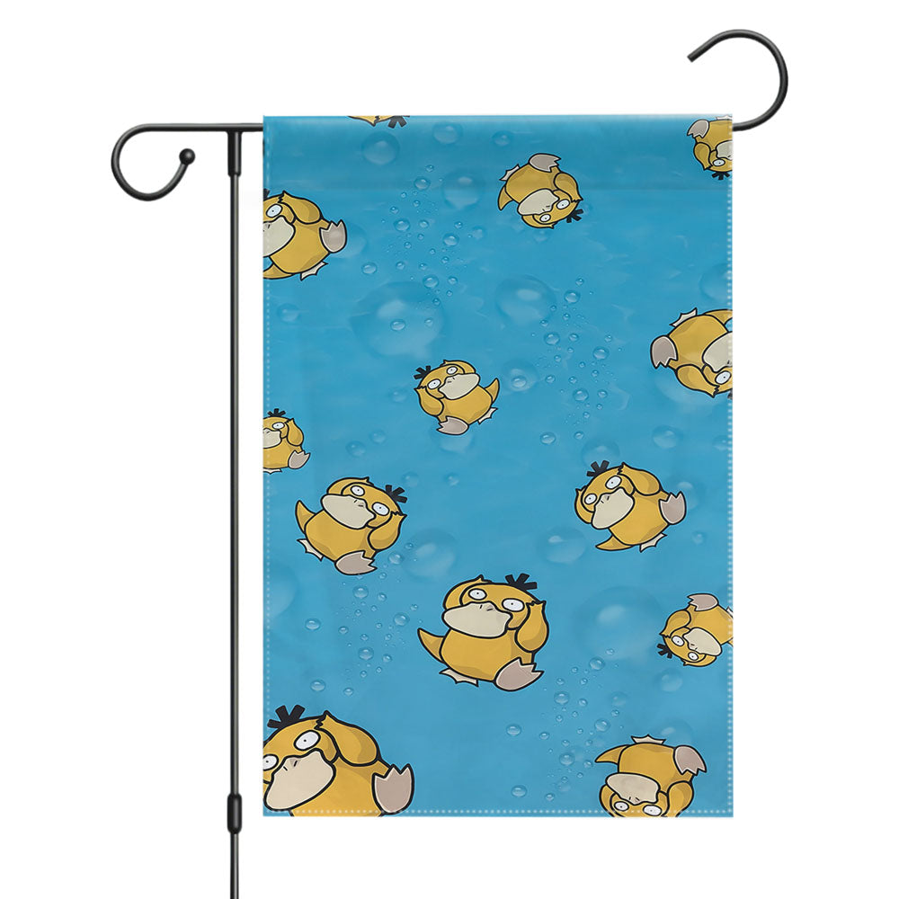 Psyduck Garden Flags Yard Outdoor Lawn 12 X 18
