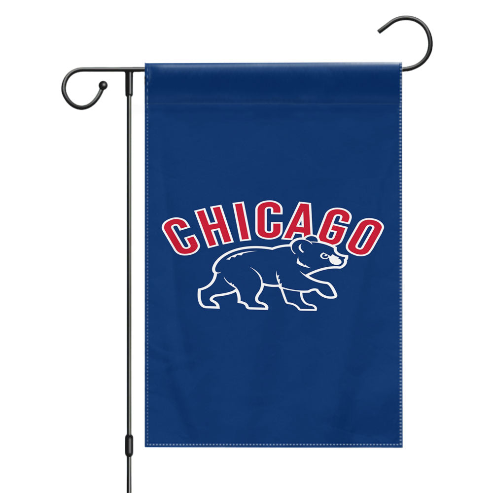 Recruit Chicago Cubs Garden Flags Yard Outdoor Lawn 12 X 18