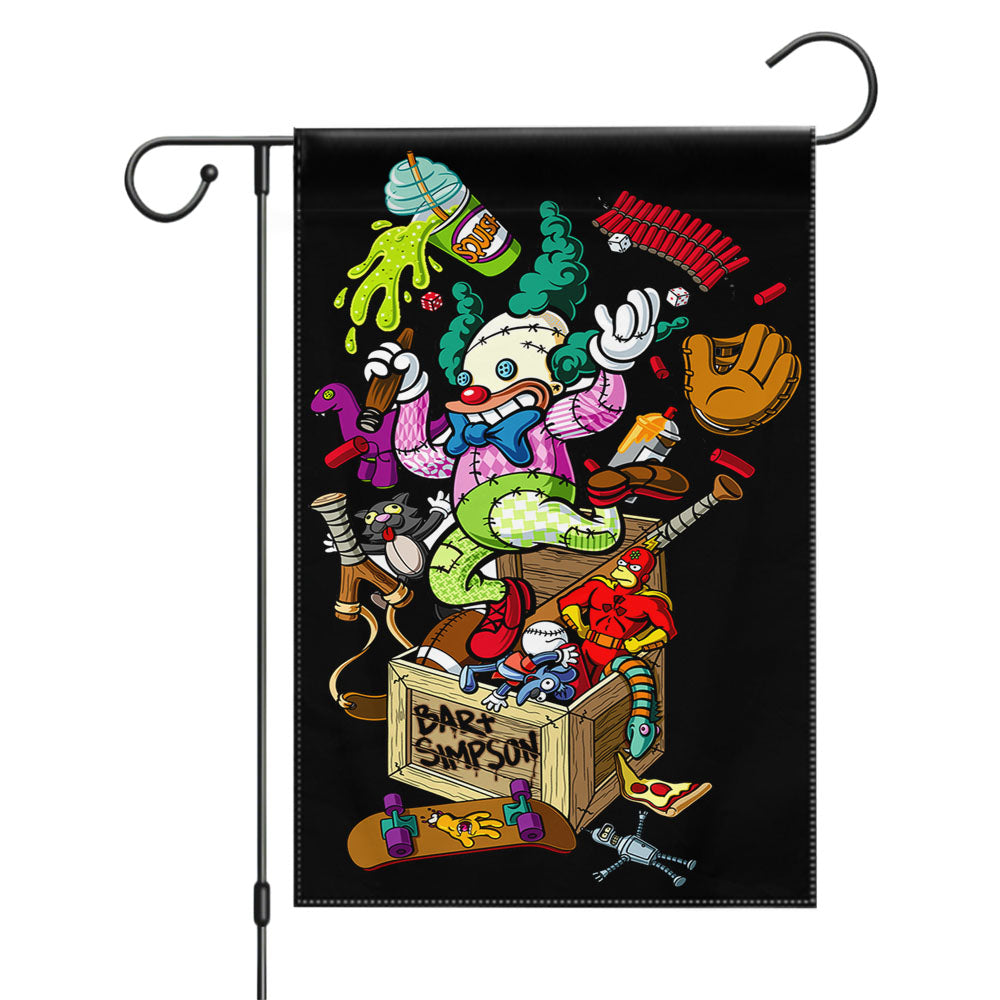 Simpsons Bar Santa Cruz Skateboards Art Garden Flags Yard Outdoor Lawn 12 X 18