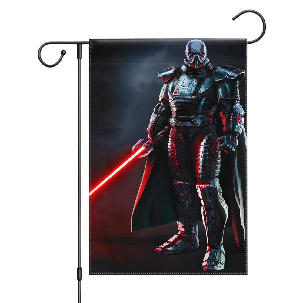 Star Wars Darth Maul Logo Garden Flags Yard Outdoor Lawn 12 X 18