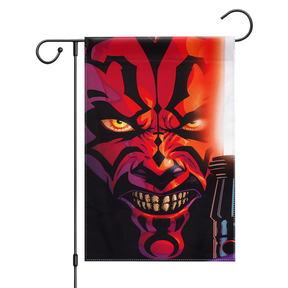 Star Wars Darth Maul Garden Flags Yard Outdoor Lawn 12 X 18