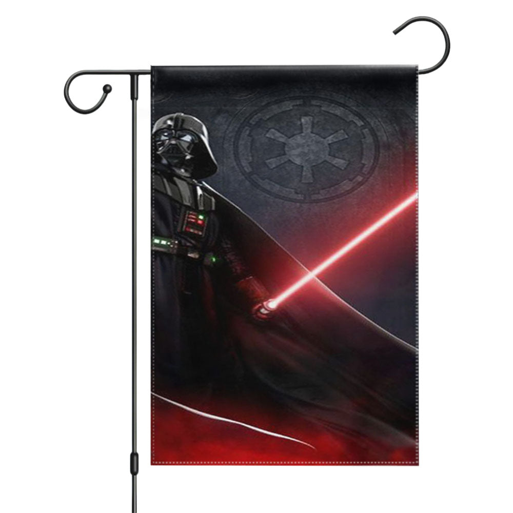 Star Wars Darth Vader Face Garden Flags Yard Outdoor Lawn 12 X 18
