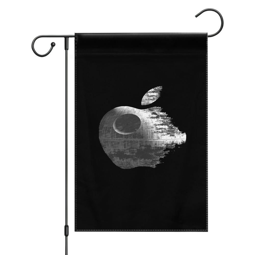 Star Wars Inspired Death Star Apple Garden Flags Yard Outdoor Lawn 12 X 18