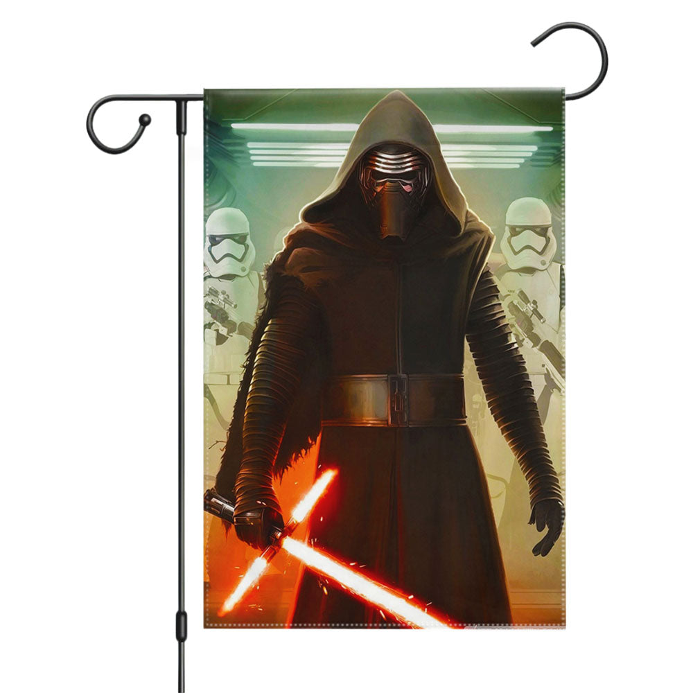 Star Wars Kylo Ren Garden Flags Yard Outdoor Lawn 12 X 18