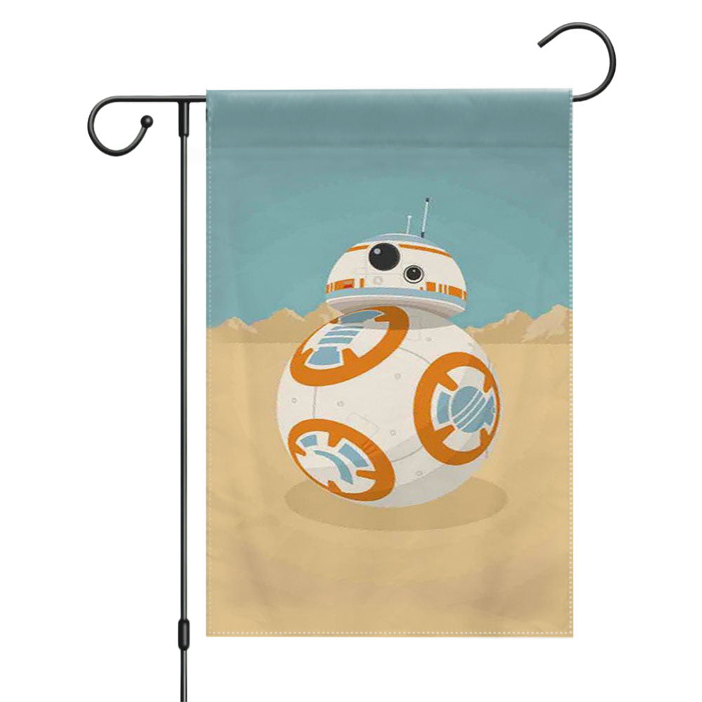 Star Wars The Force Awakens Bb8 Garden Flags Yard Outdoor Lawn 12 X 18
