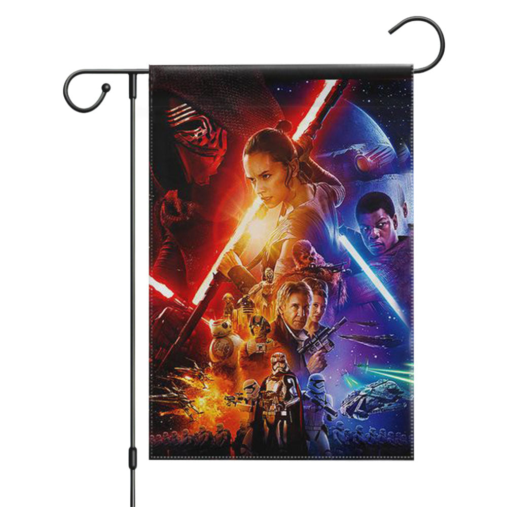 Star Wars The Force Awakens Jakku Garden Flags Yard Outdoor Lawn 12 X 18