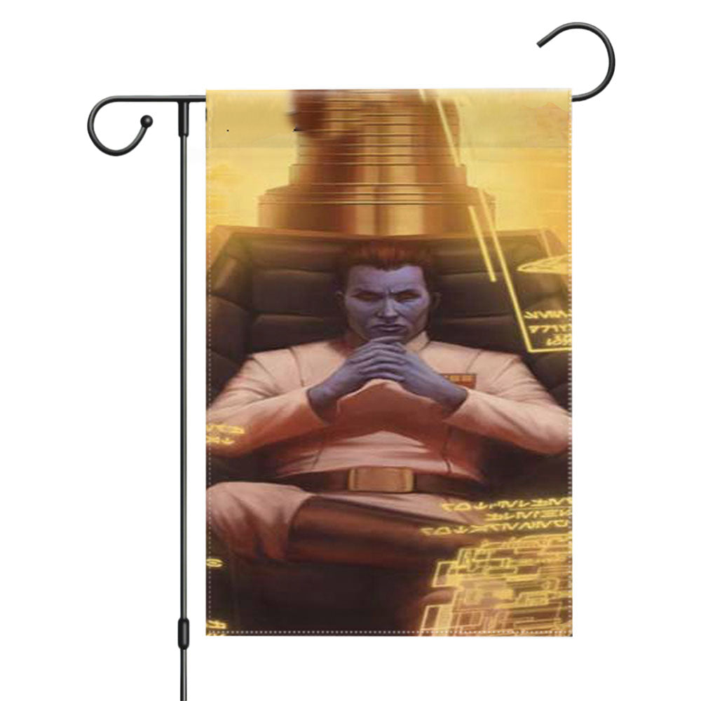 Star Wars Thrawn Grey Garden Flags Yard Outdoor Lawn 12 X 18
