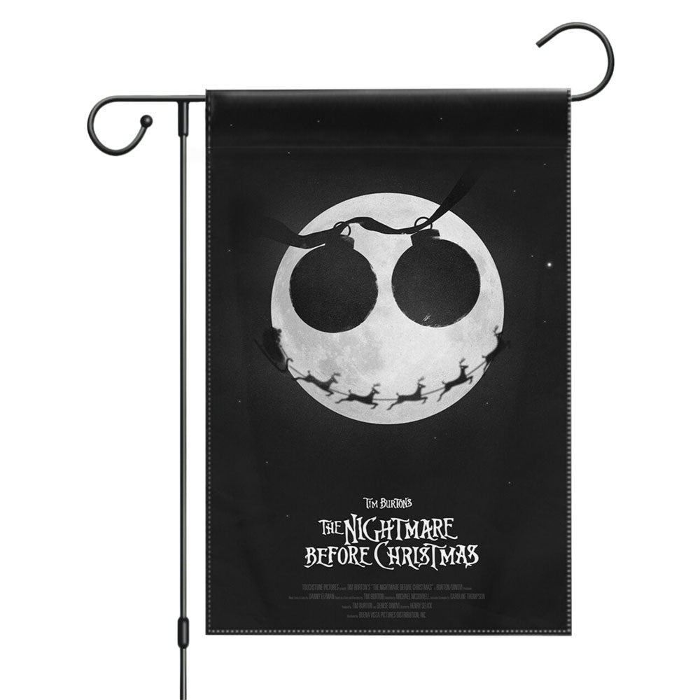The Nightmare Before Christmas Black Garden Flags Yard Outdoor Lawn 12 X 18