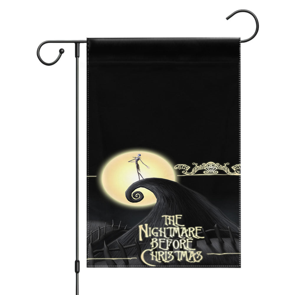 The Nightmare Before Christmas Disney 26 Garden Flags Yard Outdoor Lawn 12 X 18