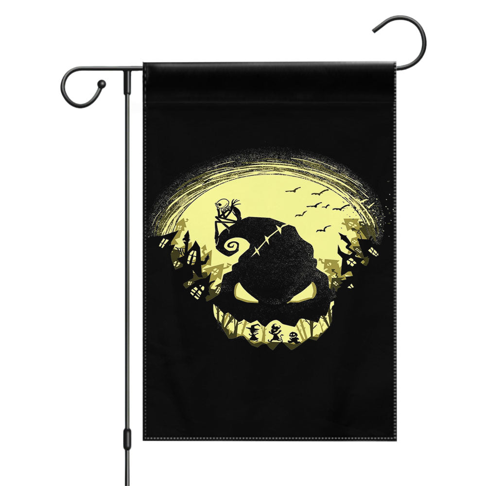 The Nightmare Before Christmas Halloween Garden Flags Yard Outdoor Lawn 12 X 18