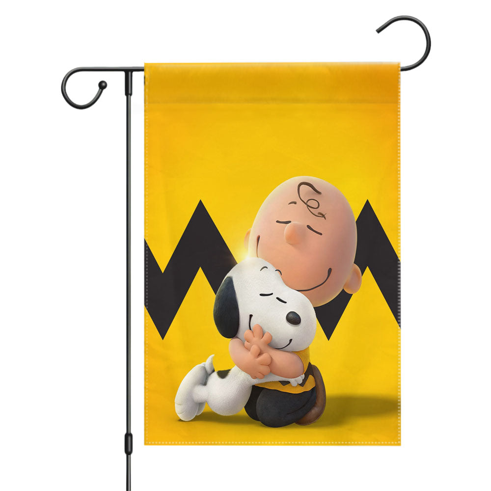 The Peanuts And Snoopy Movie Family Garden Flags Yard Outdoor Lawn 12 X 18