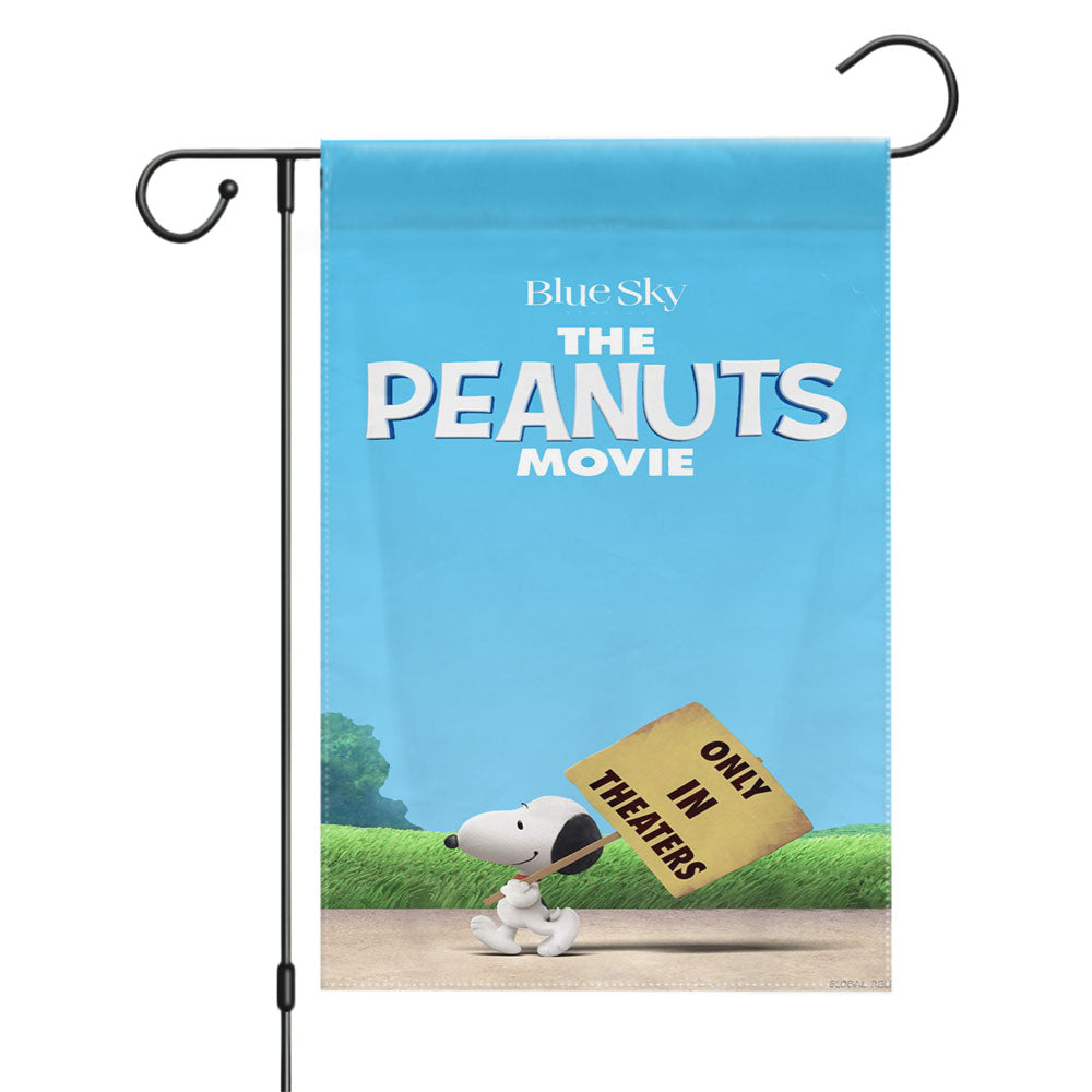The Peanuts Movie Poster Garden Flags Yard Outdoor Lawn 12 X 18