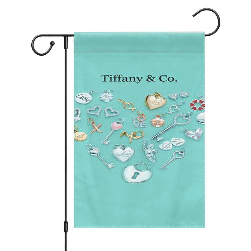 Tiffany And Co Love Garden Flags Yard Outdoor Lawn 12 X 18