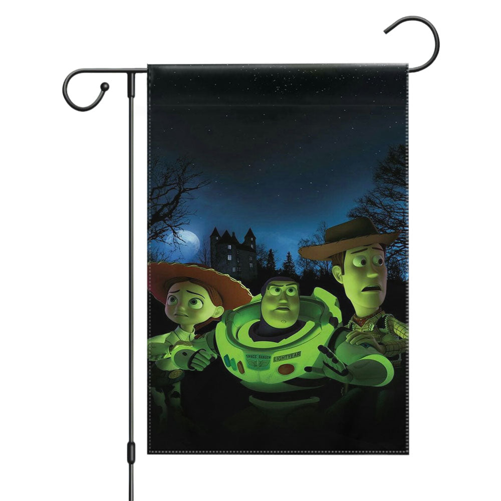 Toy Story Halloween Garden Flags Yard Outdoor Lawn 12 X 18