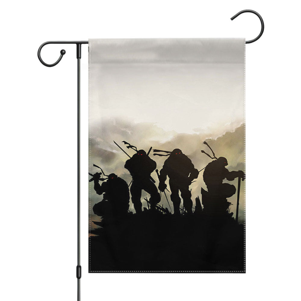 Turtles Ninja Turtles Tmnt Garden Flags Yard Outdoor Lawn 12 X 18