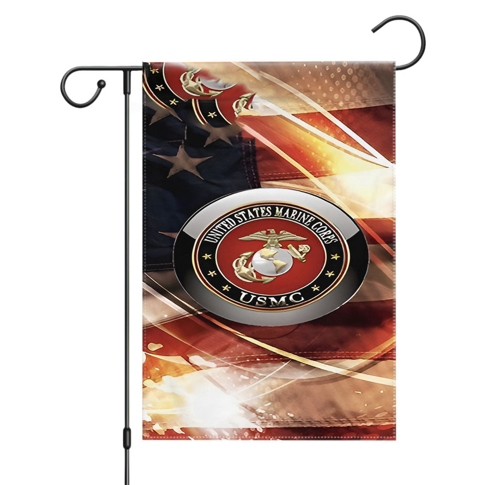 Us Marine Corps Usmc 2 Garden Flags Yard Outdoor Lawn 12 X 18