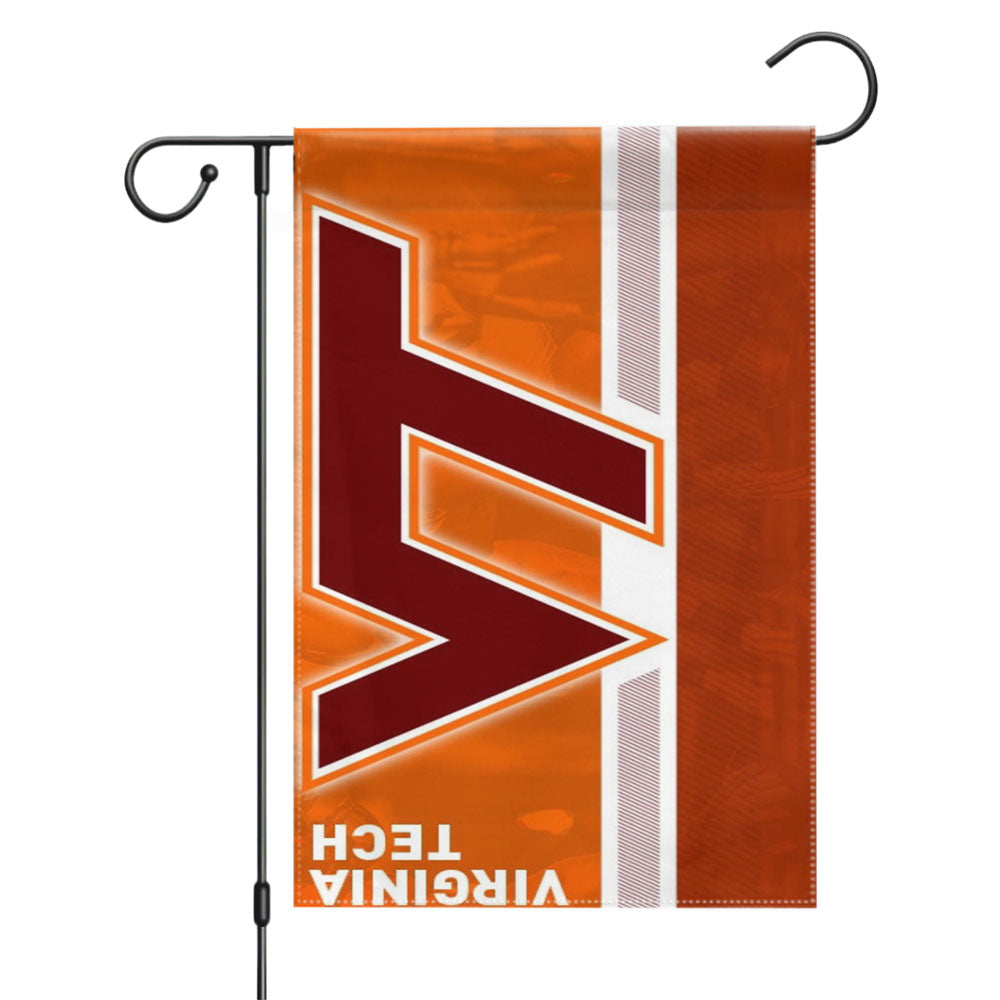 Virginia Tech Logo Garden Flags Yard Outdoor Lawn 12 X 18