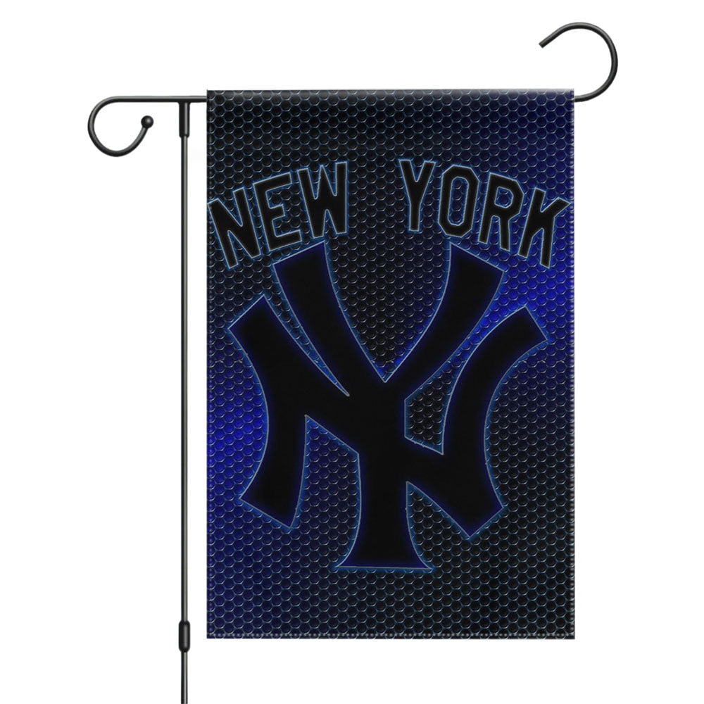 Yankees Newyork Glowing Garden Flags Yard Outdoor Lawn 12 X 18