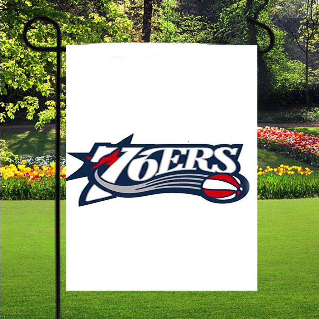 76Ers Cover Garden Flag Yard Sign Outdoor Lawn 12 X 18 inch
