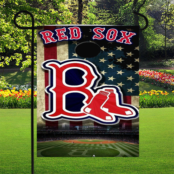 Boston Red Sox New Garden Flag Outdoor Lawn 12X18 Inch