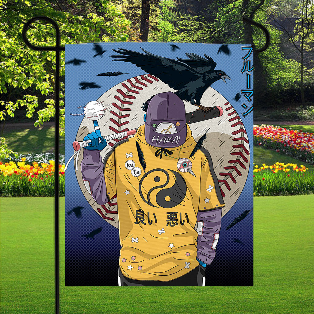 Hakai Ip Lobato Baseball Garden Flag Outdoor Lawn 12X18 Inch