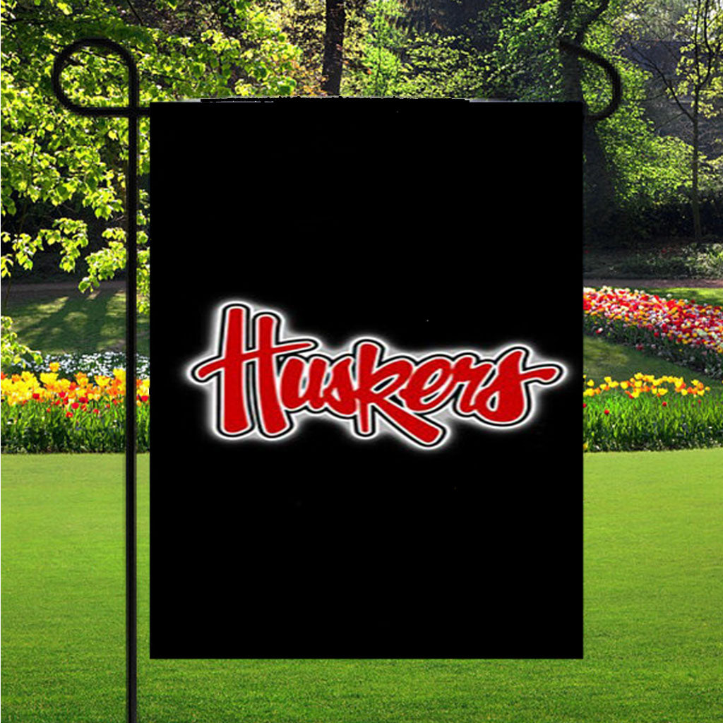 Huskers Garden Flag Outdoor Lawn 12X18 Inch