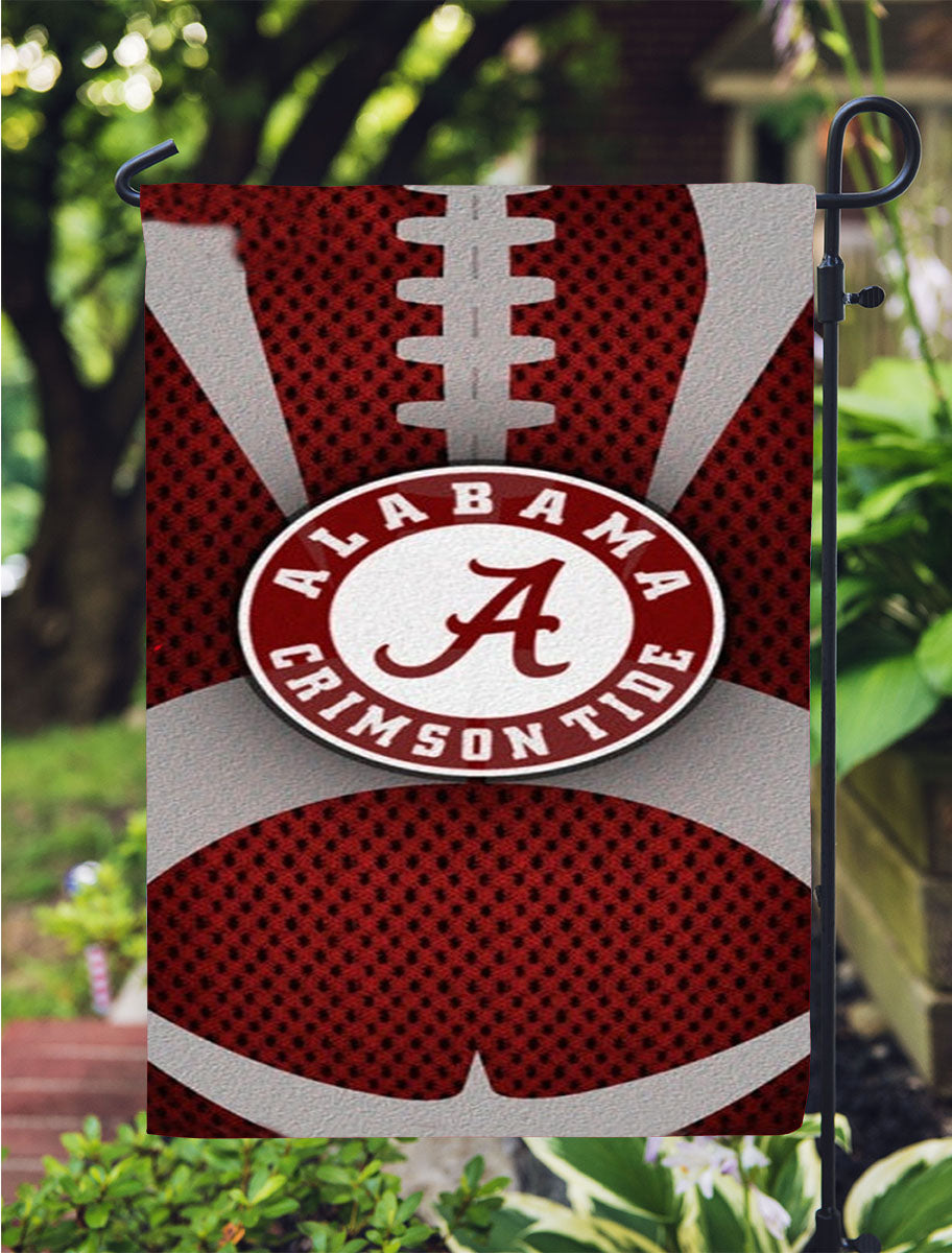 Alabama Crimson Tide Nfl Football Garden Flag Outdoor Lawn 12X18 Inch