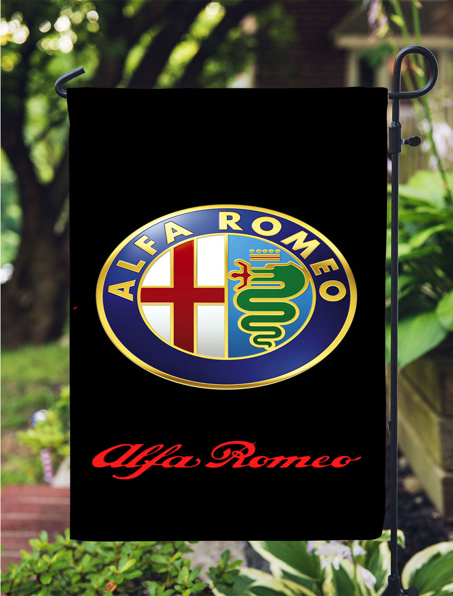 Alfa Romeo Garden Flag Outdoor Lawn 12X18 Inch