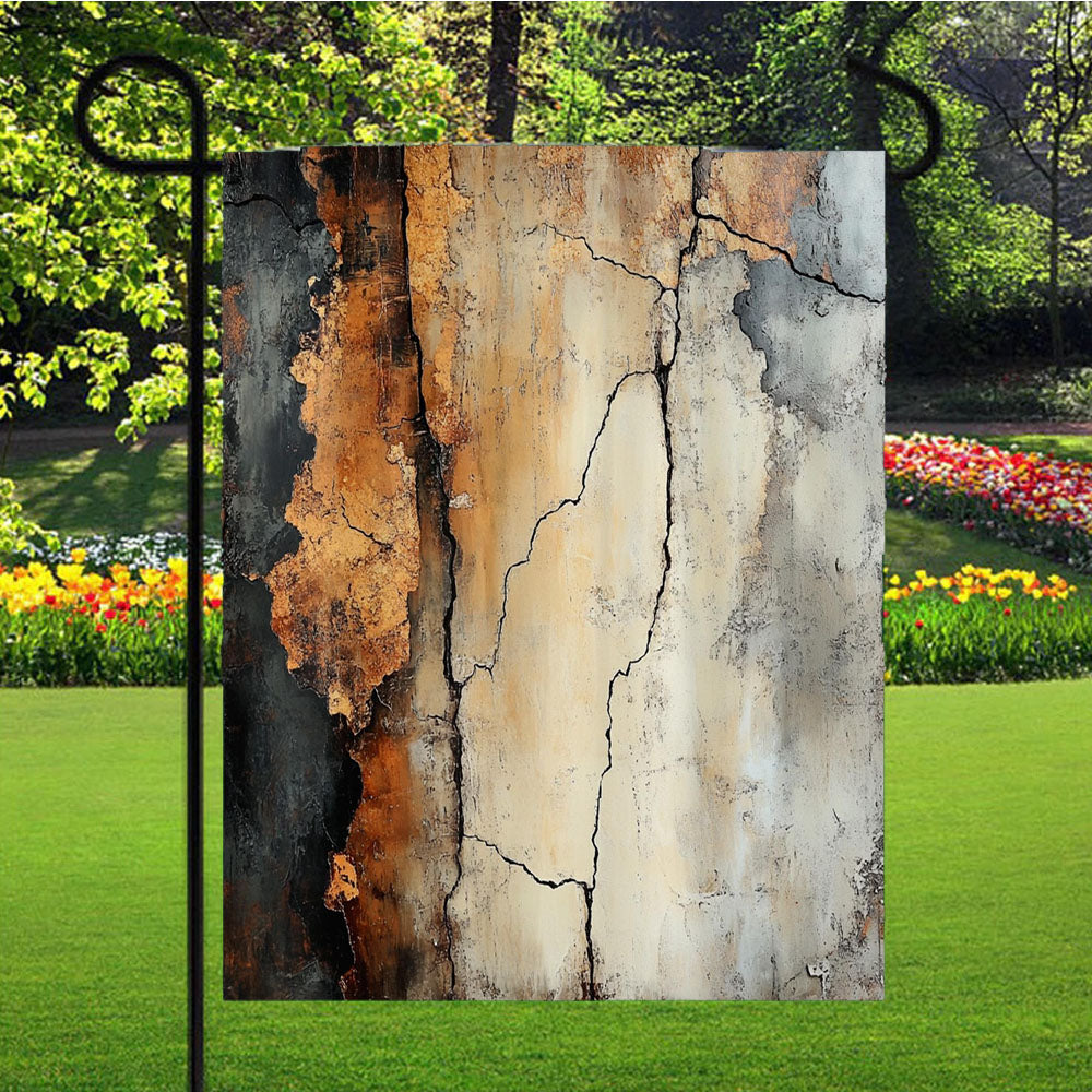 Abstract Garden Flag Yard Sign Outdoor Lawn 12 X 18 inch