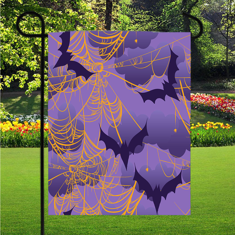 Halloween Pattern 04 Garden Flag Outdoor Lawn 12 X 18 Inch