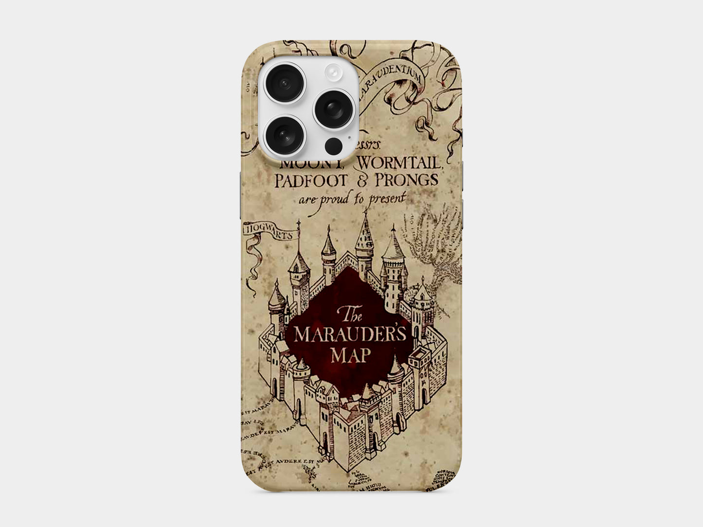 Harry Potter Inspired The Marauders Map Iphone 16 Pro Max Case