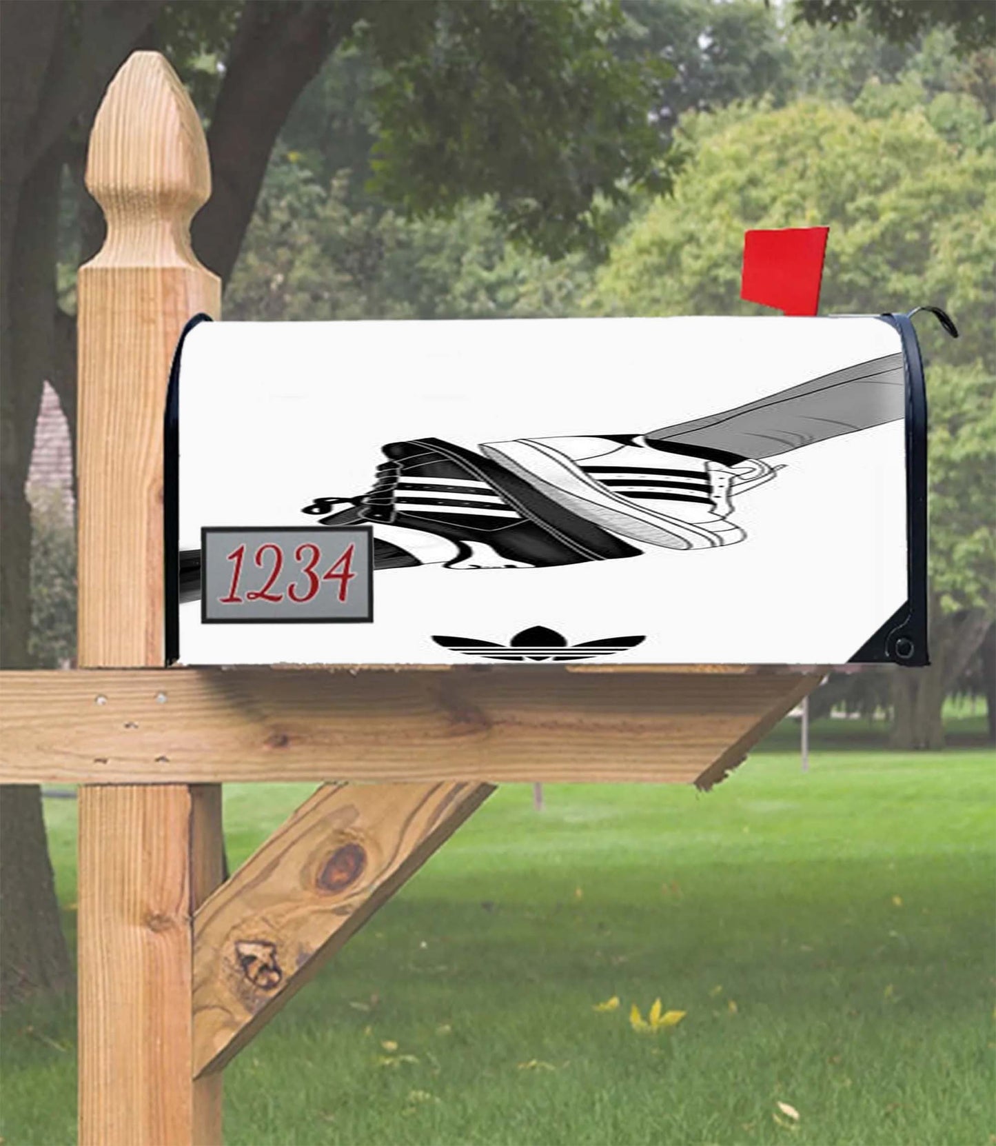 Adidas Daisy Superstar Mailbox Cover