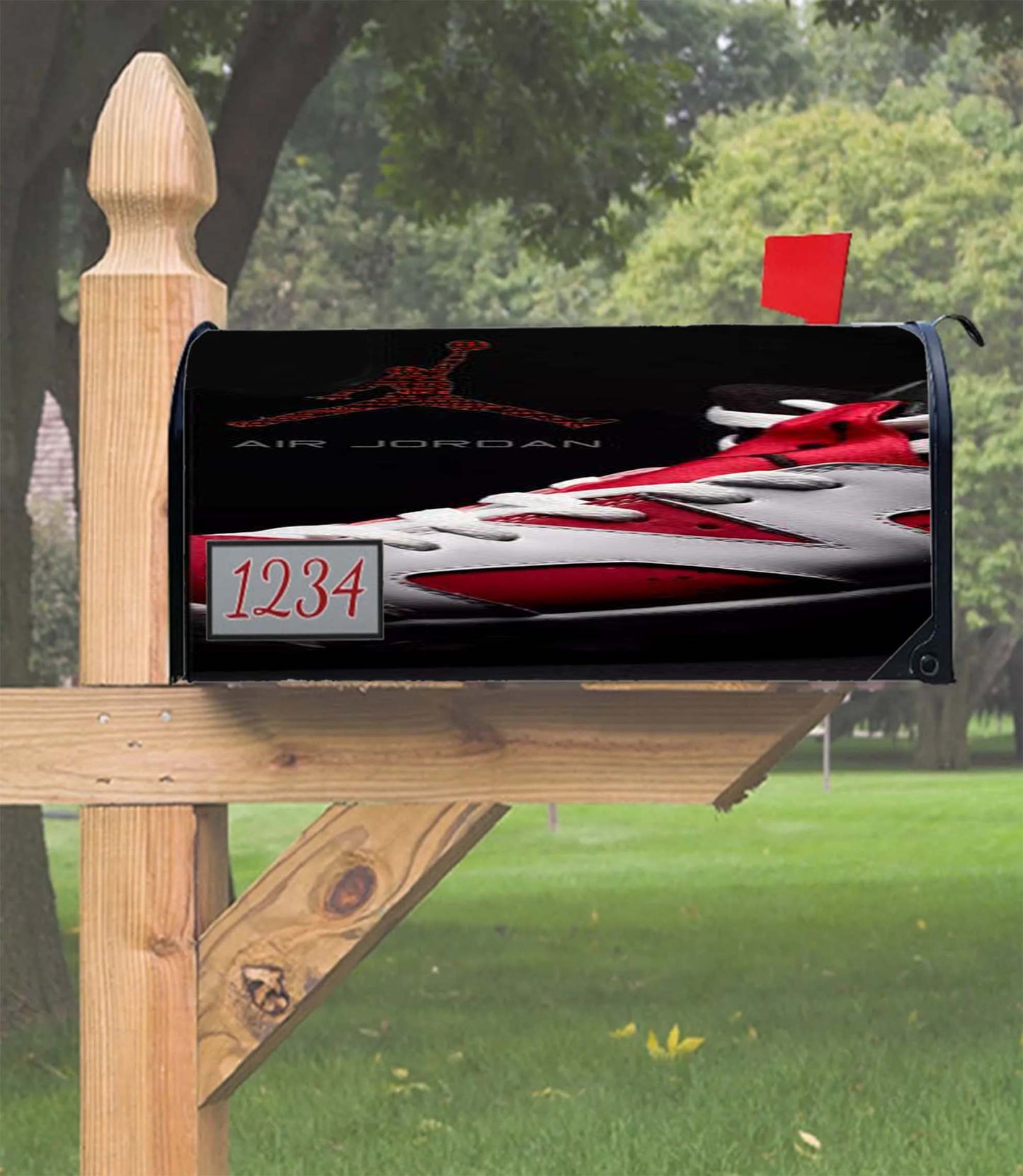 Air Jordan Shoes Logo Mailbox Cover