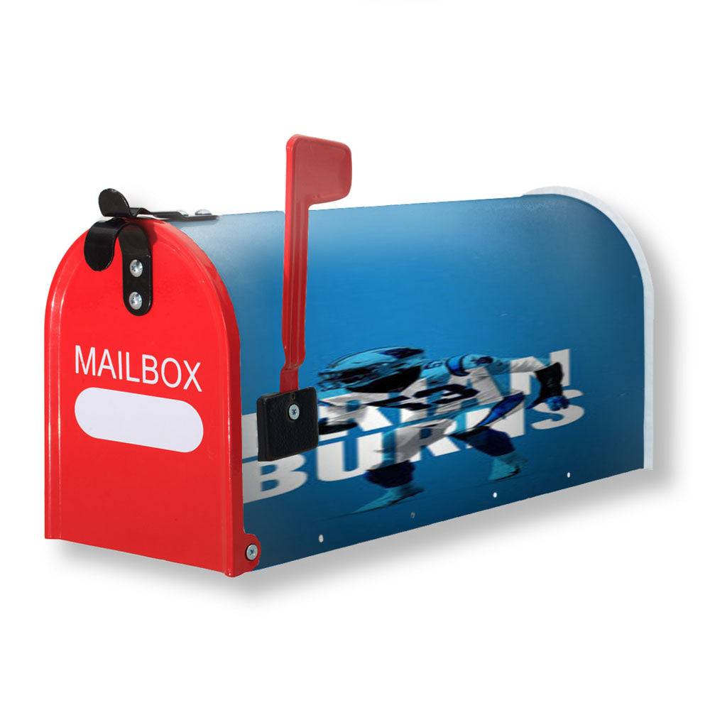 Brian Burns Carolina Panthers Magnetic Mailbox Cover - 18.0" x 21.0"