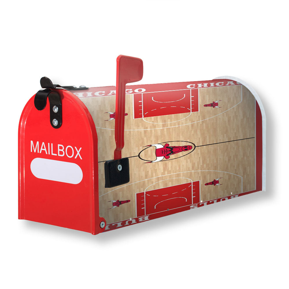 Chicago Bulls Basket Basket Ball Club Magnetic Mailbox Cover - 18.0" x 21.0"