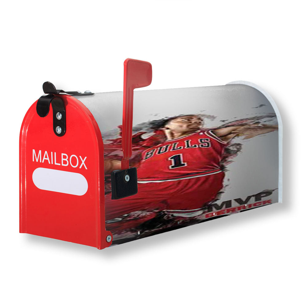 Chicago Bulls Derrick Rose Mvp 2 Magnetic Mailbox Cover - 18.0" x 21.0"