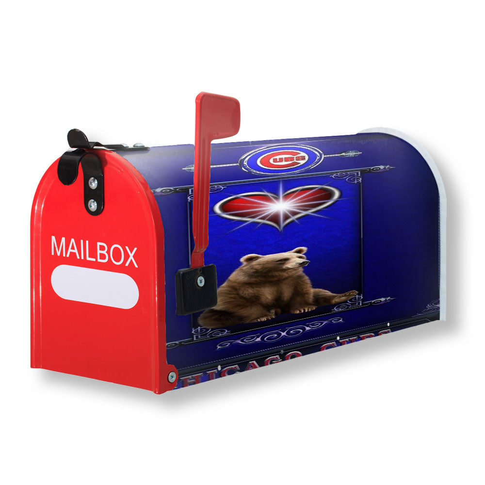 Chicago Cubs Bear Lord Magnetic Mailbox Cover - 18.0" x 21.0"