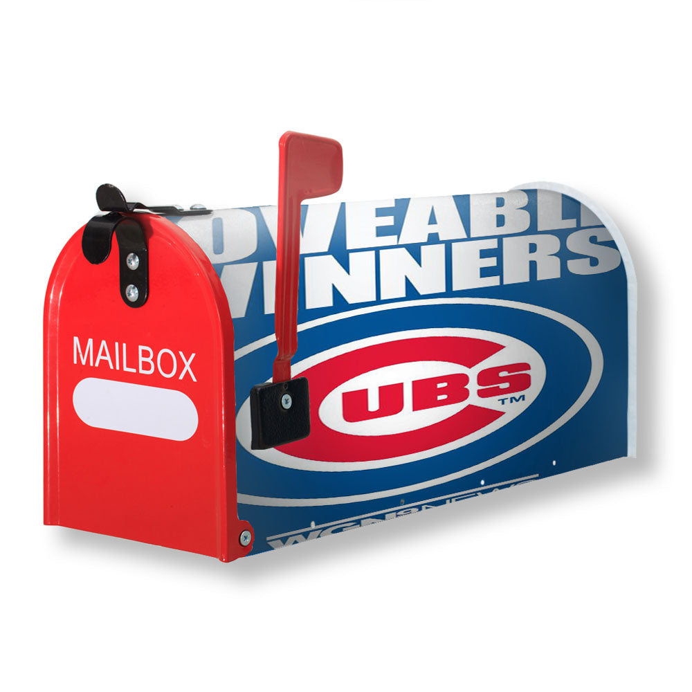 Chicago Cubs Loveable Winner Magnetic Mailbox Cover - 18.0" x 21.0"