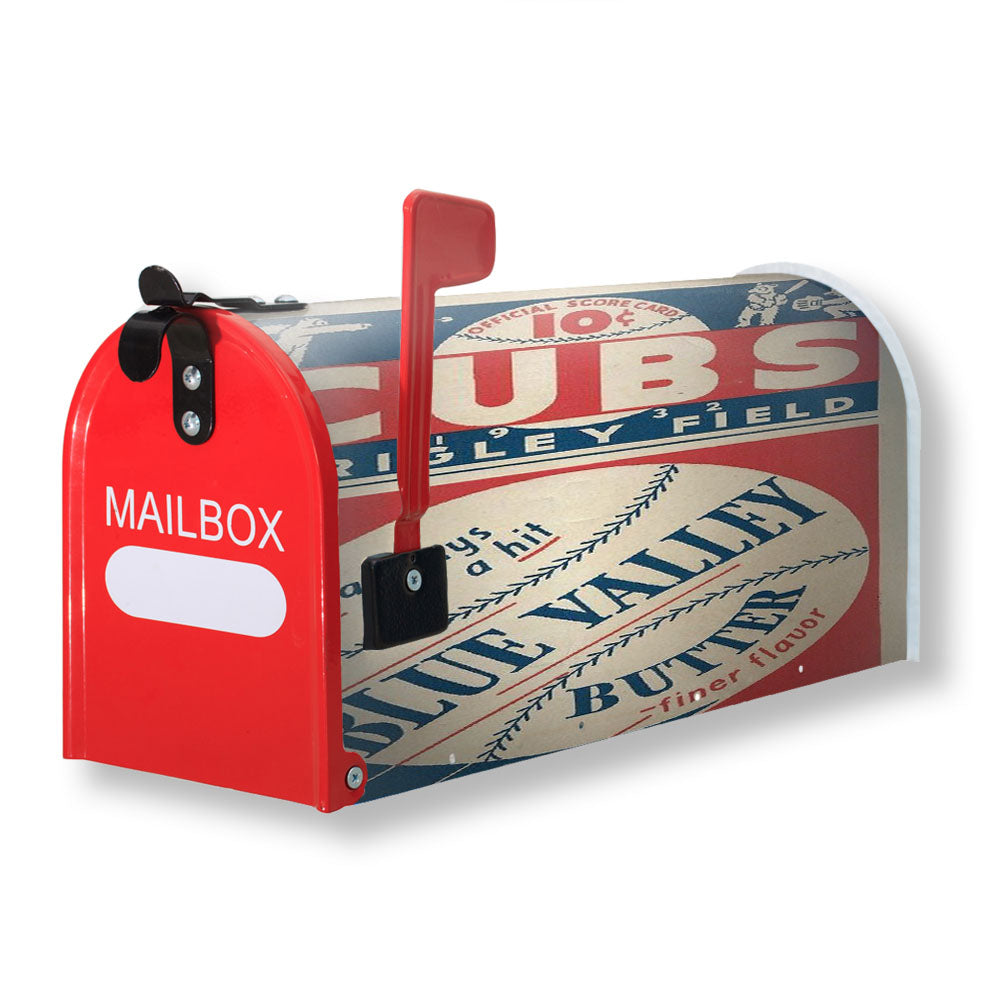 Chicago Cubs Vintage Magnetic Mailbox Cover - 18.0" x 21.0"