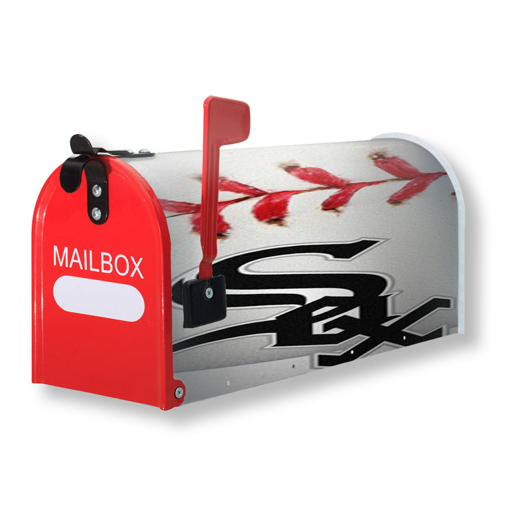Chicago White Sox Mlb Sport Logo Magnetic Mailbox Cover - 18.0" x 21.0"