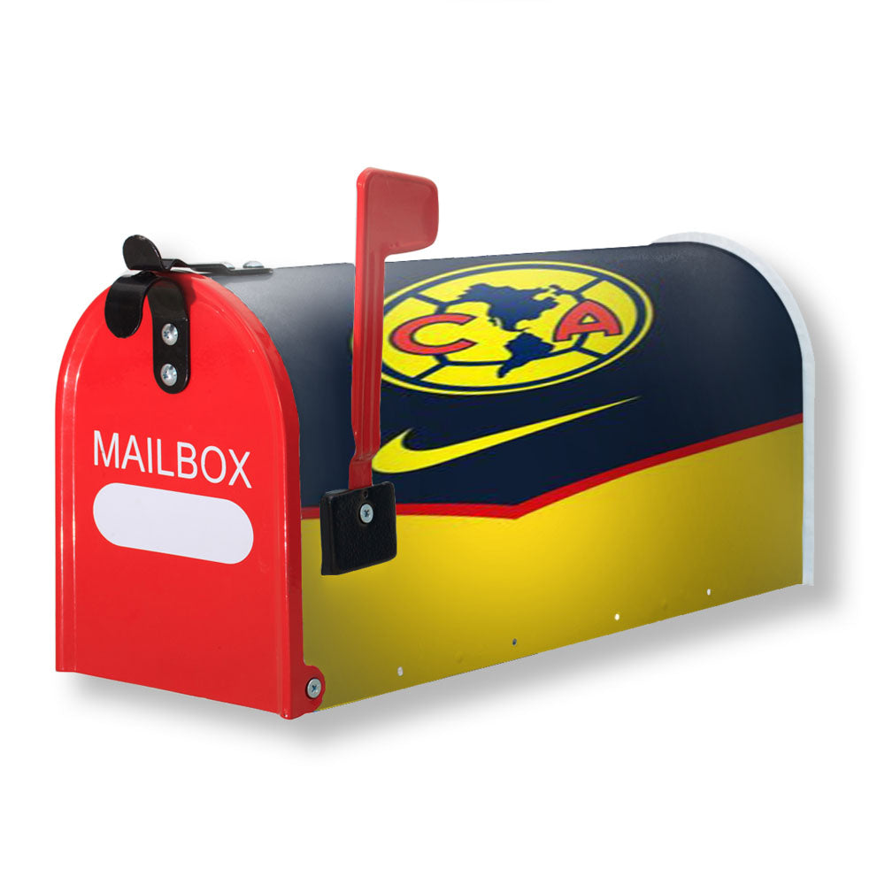Club America Batch Logo Magnetic Mailbox Cover - 18.0" x 21.0"