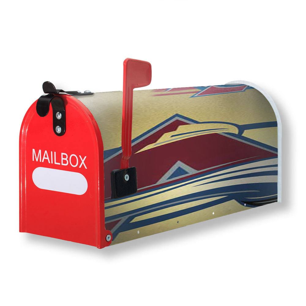 Colorado Avalanche Tan Fade Magnetic Mailbox Cover - 18.0" x 21.0"