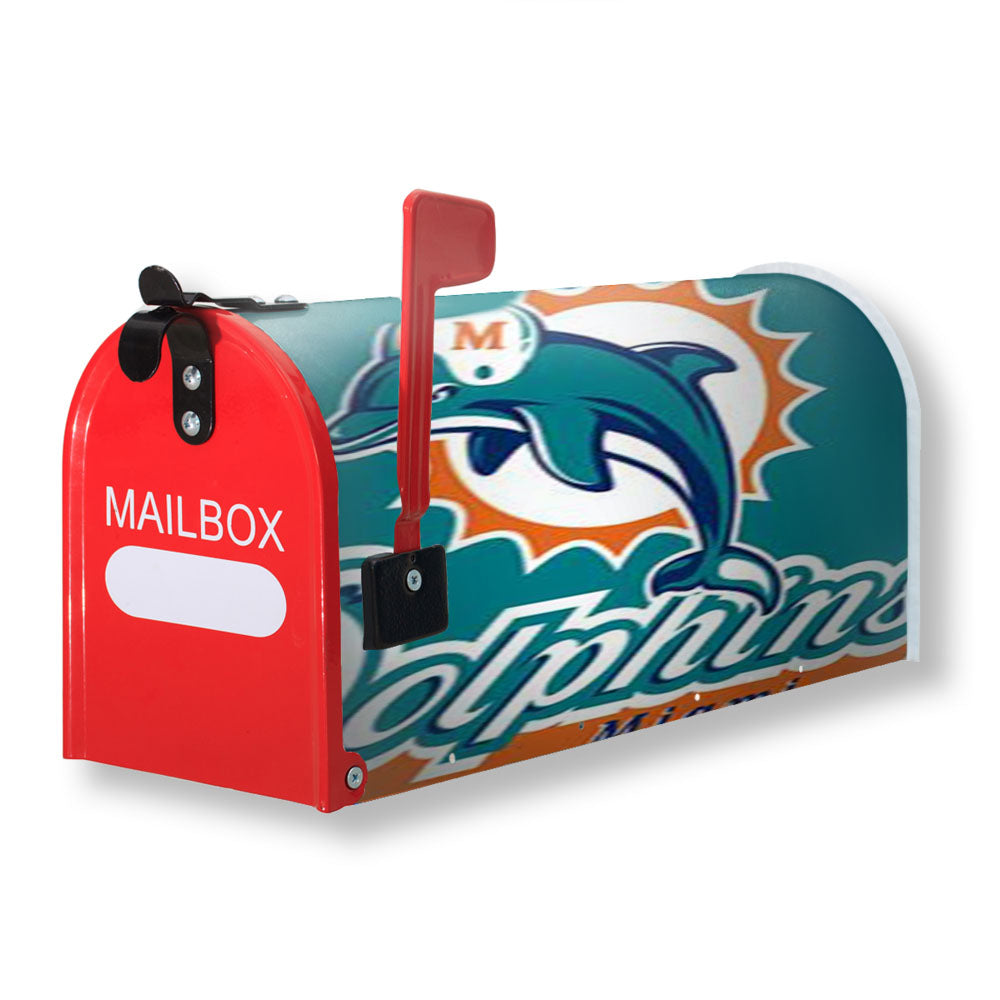 Dolphins Miami Magnetic Mailbox Cover - 18.0" x 21.0"
