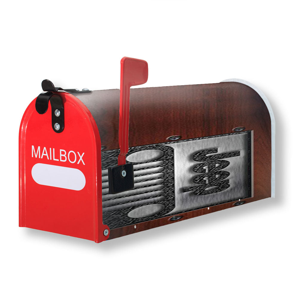 Embossed Steel Jeep Magnetic Mailbox Cover - 18.0" x 21.0"