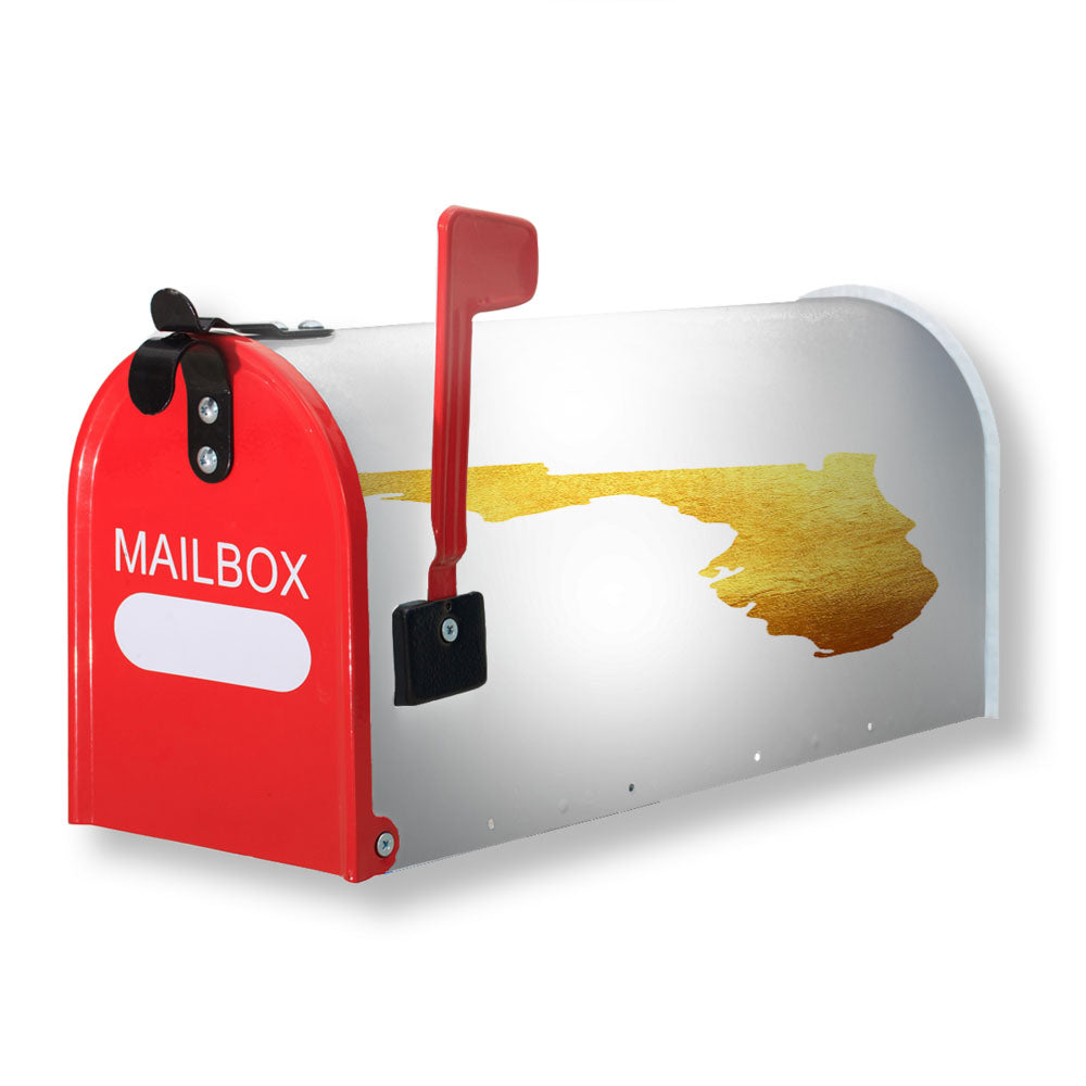 Florida Golden State Map Magnetic Mailbox Cover - 18.0" x 21.0"