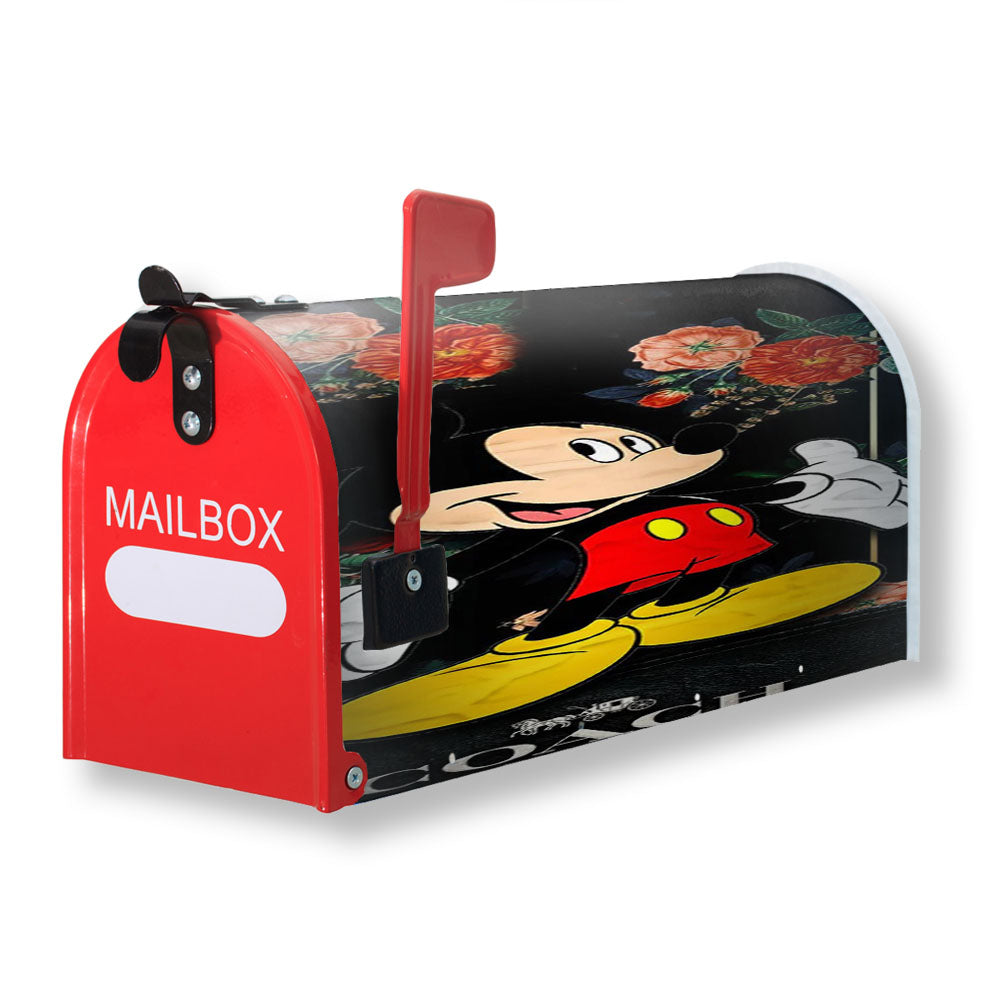 Flowers Coach Mickey Mouse New 49 Magnetic Mailbox Cover - 18.0" x 21.0"