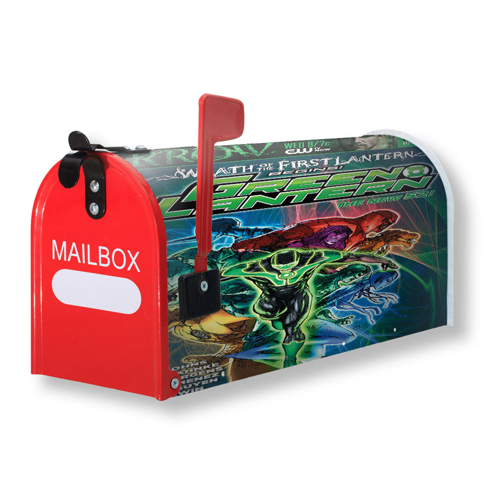 Green Lantern Hal Jordan Magnetic Mailbox Cover - 18.0" x 21.0"